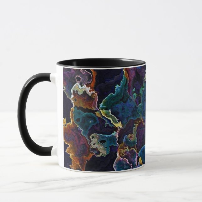 Oljehaltig kaffe Mugg (Vänster)