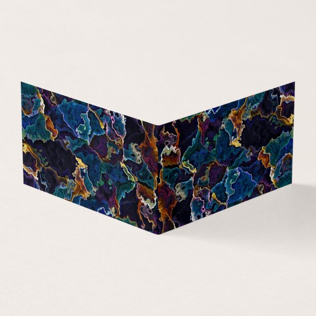 Oljehaltigt Affärskort Visitkort (Utsida)