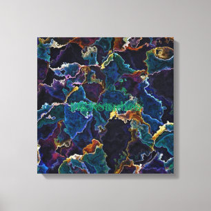 Oljehaltigt Kanvastryck