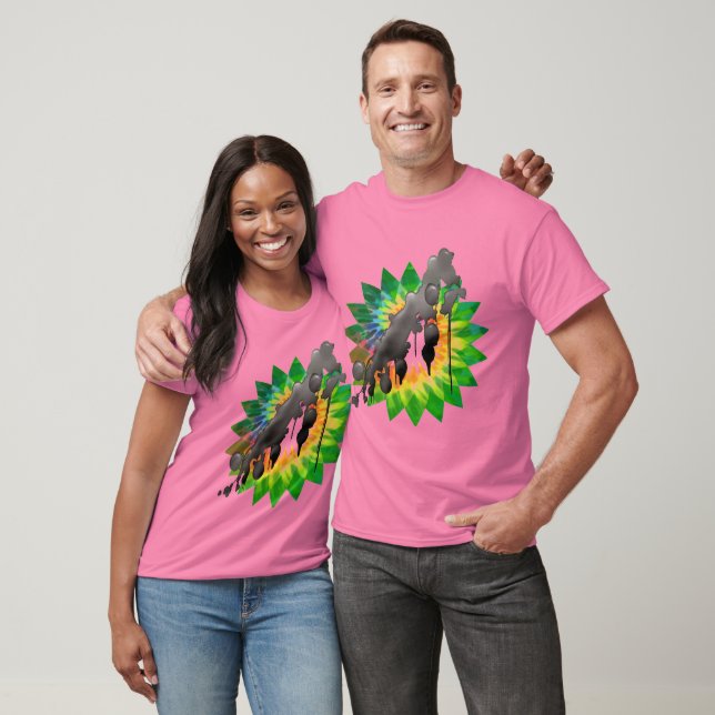 Oljeläcka av olja från bukt tee (Unisex)