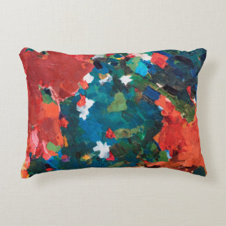 oljemålning för abstrakt på arbetsytan struktur prydnadskudde