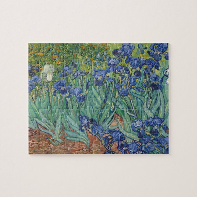 Oljemålning för Van Gogh IrIses Berömd Pussel (Horisontell)