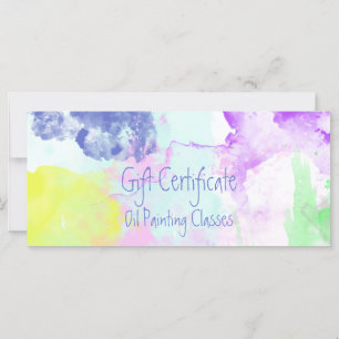 Oljemålning Splatters Gift-certifikat