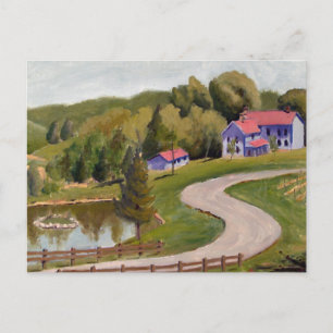 Oljemålningen Backe Winery Chandler Vykort