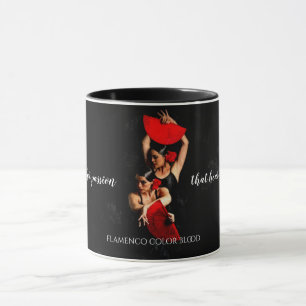 Oljemålningen Flamenco Passion Dancers Mugg