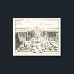 Oljemålningen Fontän i Garden of Versailles Canvastryck<br><div class="desc">Paul Decker lockar en svart och vit oljemålning av fontän i Versailles trädgård. Decker var en arkitektonisk lärling på 1600-talet. Han tog fram ett antal formgivningar som publicerades i ett bok,  inklusive detta. Om man känner någon som njuter av vackert konstnärliga arkitektoniska omdömen skulle det göra en perfekt gåva!</div>