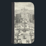 Oljemålningen Fontän i Garden of Versailles Plånboksfodral<br><div class="desc">Paul Decker lockar en svart och vit oljemålning av fontän i Versailles trädgård. Decker var en arkitektonisk lärling på 1600-talet. Han tog fram ett antal formgivningar som publicerades i ett bok,  inklusive detta. Om man känner någon som njuter av vackert konstnärliga arkitektoniska omdömen skulle det göra en perfekt gåva!</div>