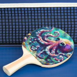 Oljemålningen Nautical Beach för havskräfta Pingisracket