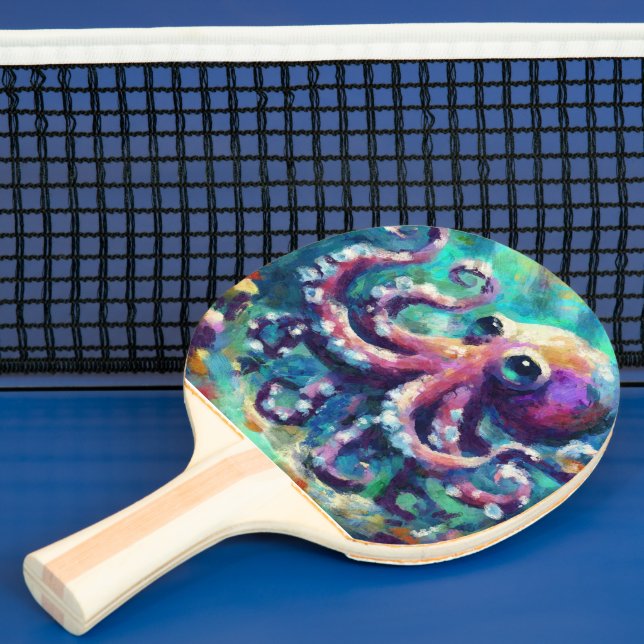 Oljemålningen Nautical Beach för havskräfta Pingisracket (Insitu)