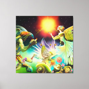 Oljemålningen Tidpunkt för återkommande Canvastryck