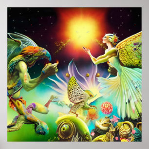 Oljemålningen Tidpunkt för återkommande Poster