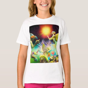 Oljemålningen Tidpunkt för återkommande T Shirt