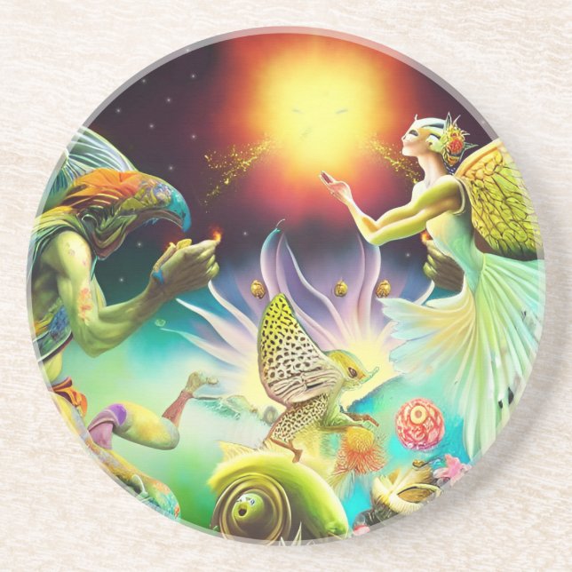 Oljemålningen Tidpunkt för återkommande Underlägg (Framsidan)