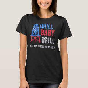 Oljepåp Drill Baby Underbar Oilrig Worke T Shirt