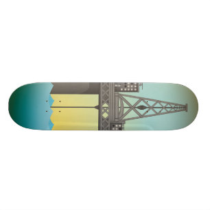 Oljeplattform Skateboard Bräda 21,5 Cm