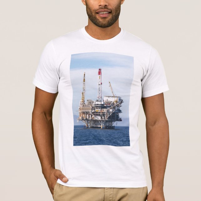 Oljeplattform T Shirt (Framsida)