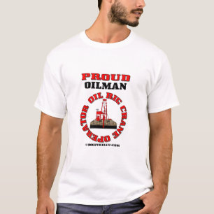 Oljeplattformkranförare, oilfieldT-tröja, olja, T Shirt