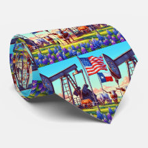 Oljepump Jack Texas American Flagga Longhorn Steer