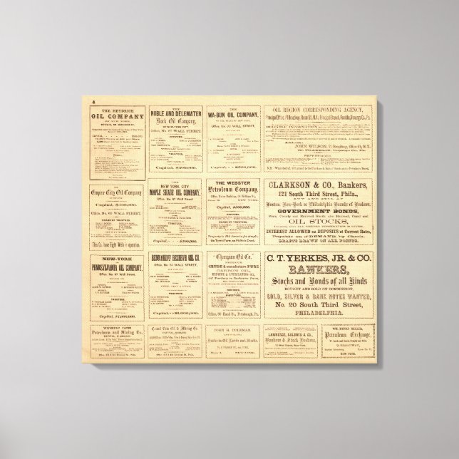 Oljereklam Canvastryck (Framsida)