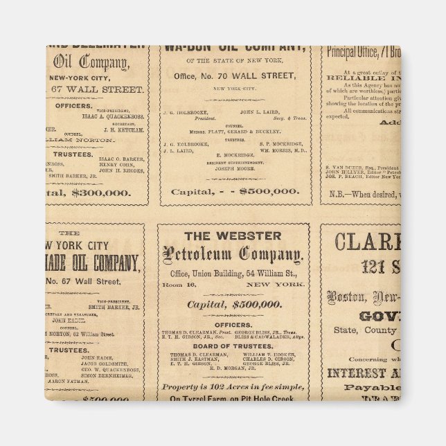 Oljereklam Magnet (Framsidan)