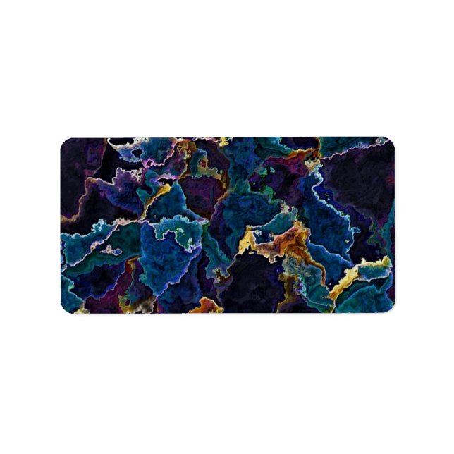 Oljespil Adressetikett (Framsidan)