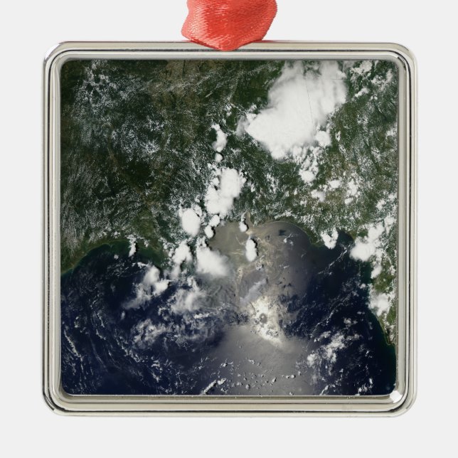 Oljesprickor nordöst julgransprydnad metall (Framsidan)