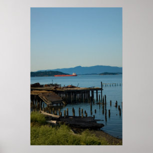 Oljetanker och bruten dockningsutskrift poster