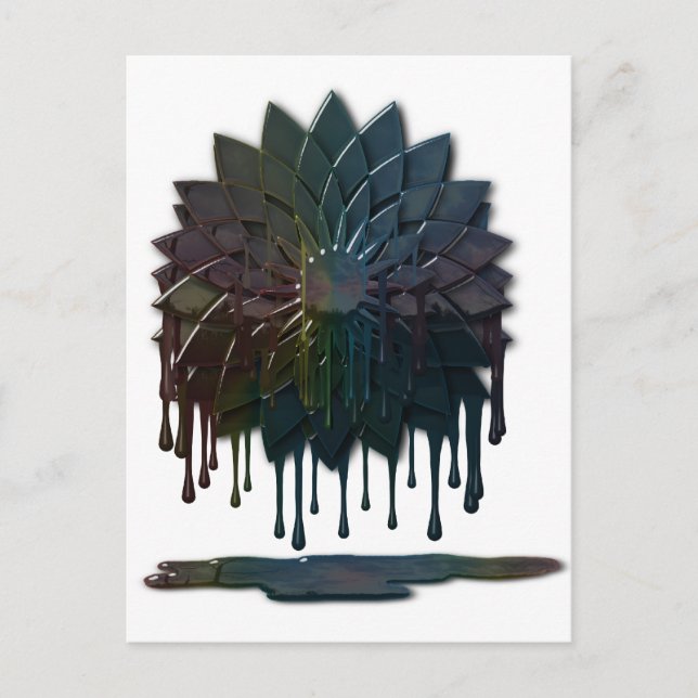 Oljeutsläppskort Vykort (Framsida)