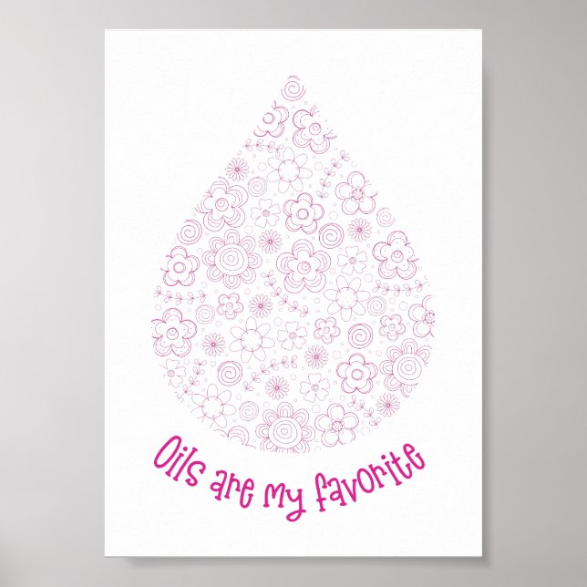 Oljor är Min favoritposter Poster (Framsidan)