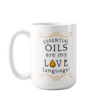 Oljor Är Mitt Kärleksspråk Kaffe Mugg Gul/Guld