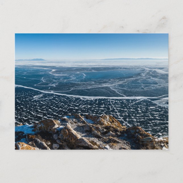 OLKHON ISLAND - BAIKAL, ÖSTRA SIBERIA VYKORT (Framsida)