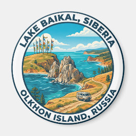 Olkhon Island Ryssland Magnet