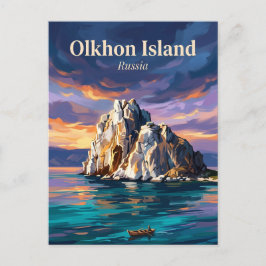 Olkhonön ön Ryssland Vykort