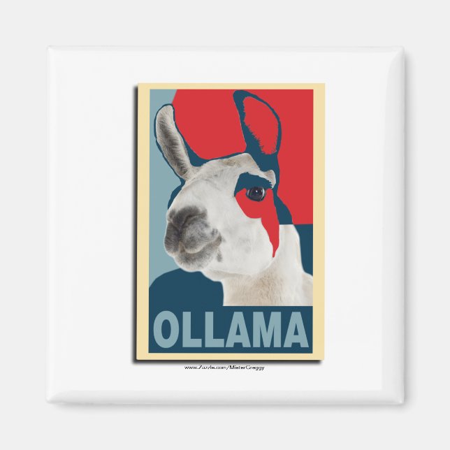 Ollama Obama - Magnet (Framsidan)