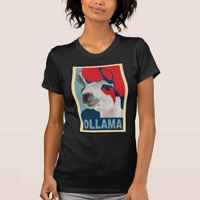 Ollama Obama - T-tröja Tee (Framsida)