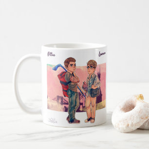 Ollie och Lennon kaffemugg