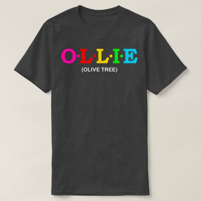 Ollie Olive Träd T Shirt (Design framsida)