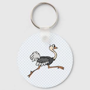 Ollie Ostrich Nyckelring