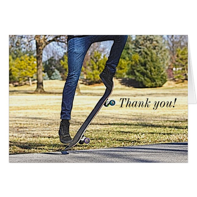 Ollie Painterly-tackkortet OBS Kort (Framsidan Horizontal)