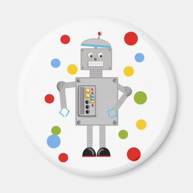Ollie Robot Magnet (Framsidan)