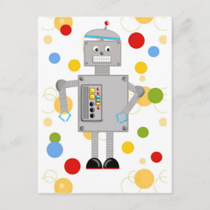 Ollie Robot Vykort