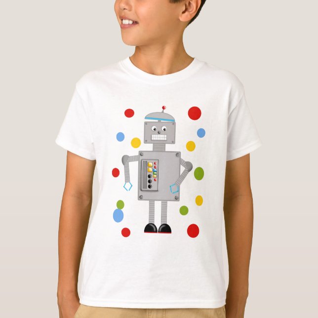Ollie roboten tee shirt (Framsida)