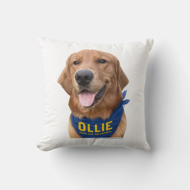 Ollie the Lucky Hund Photo Pillow Kudde (Framsida)