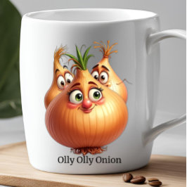OLLY ONION Funny Novelty Mors dag Office Gift Kaffemugg