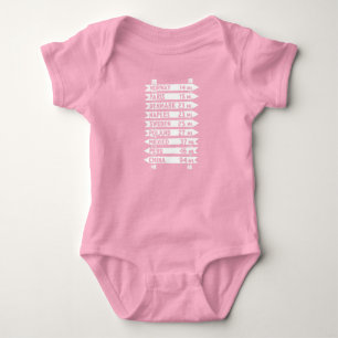 Ol'Maine Signpost Baby Kostym T Shirt