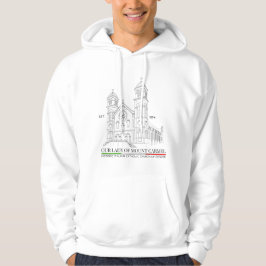 OLMC Line Logotyp Manar Pullover Hoodie White