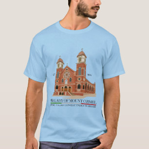 OLMC-Logotyp Manar, skjortljus, blå T Shirt