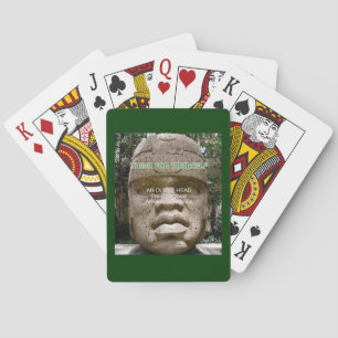 Olmec-huvud Casinokort