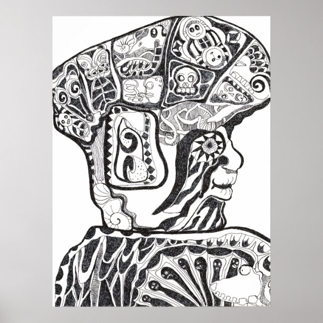 Olmec-krigare Poster (Framsidan)