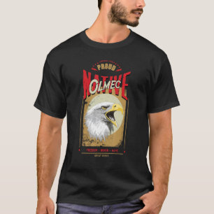Olmec Native American Eagle Spirit Vintage Honor T Shirt